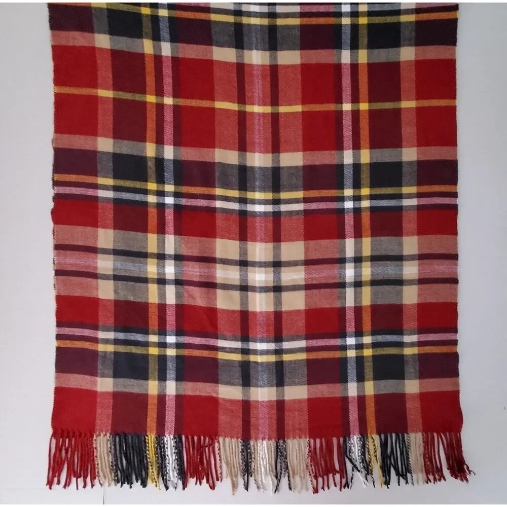 Unisex Luxurious Plaid/Tartan 